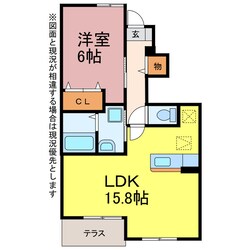 アイリス西沢壱番館の物件間取画像